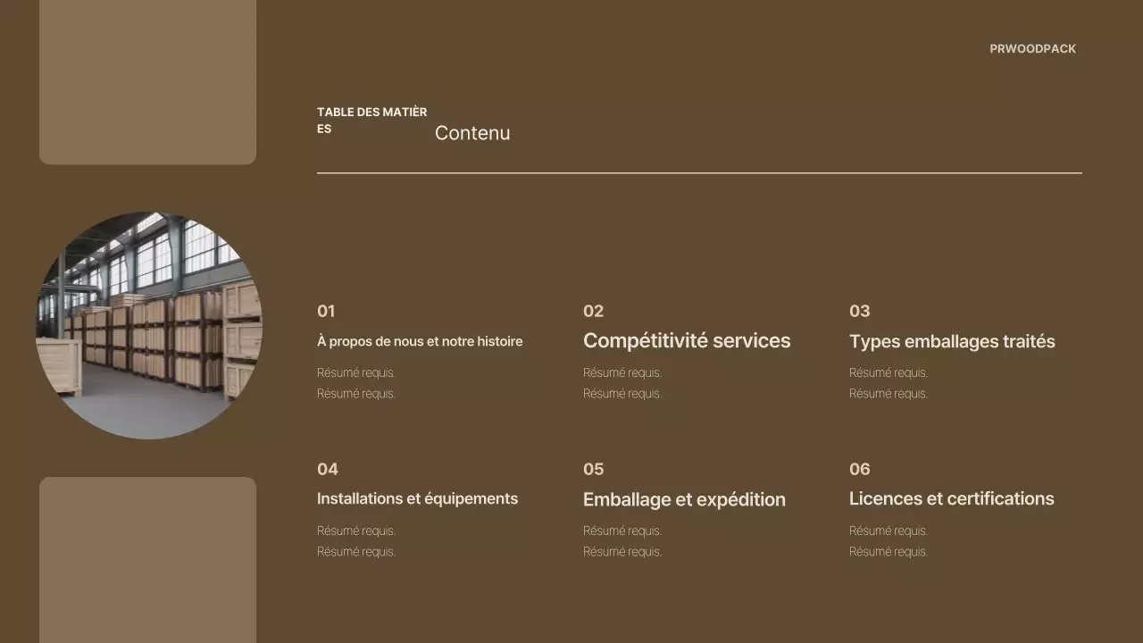 Promotion des emballages de base beiges