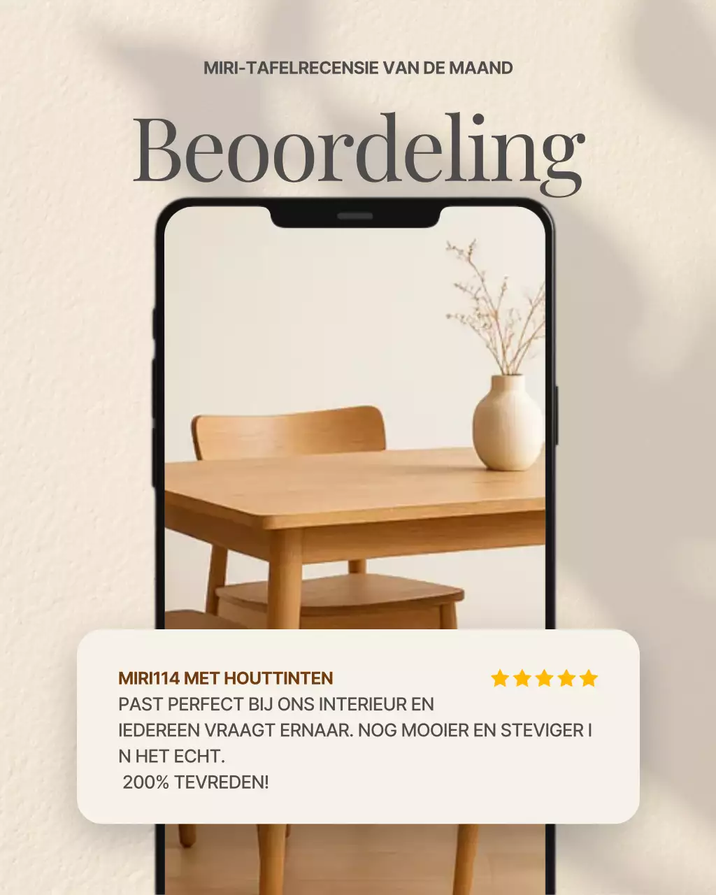 Beige moderne meubelrecensie