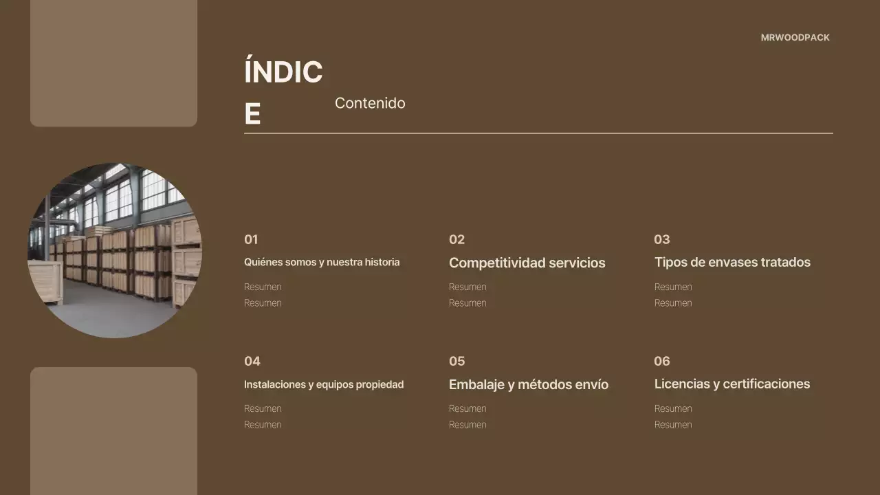 Promoción de envases básicos de color beige