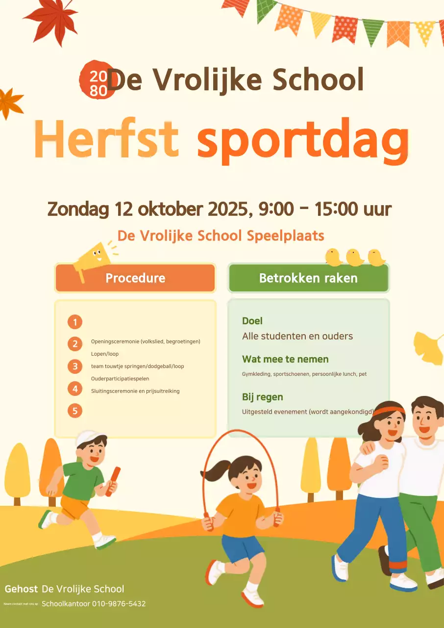 Gids voor de Orange Baby Sportdag