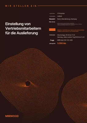 Stellenangebot von Orange Modern