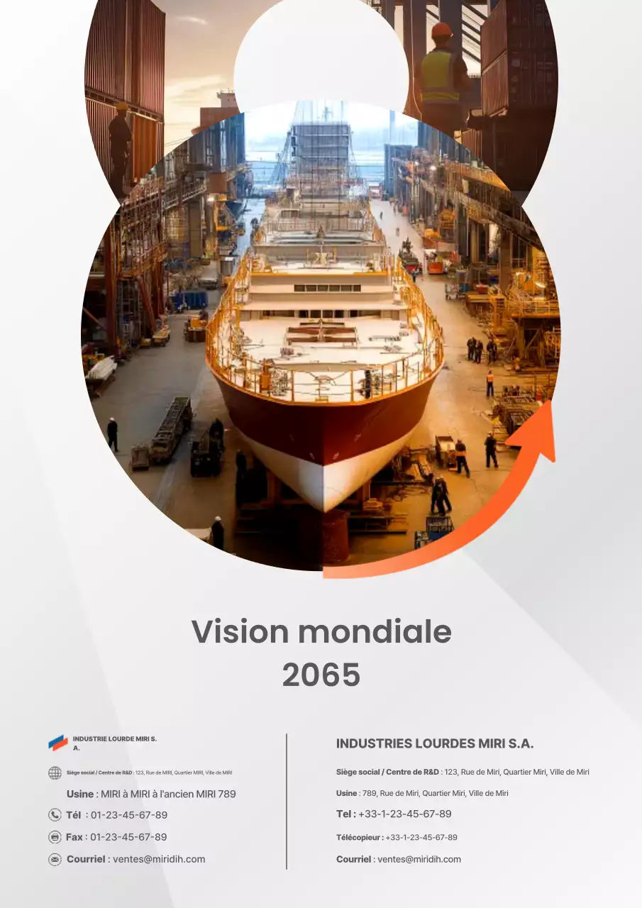 Promotion du chantier naval Orange Modern