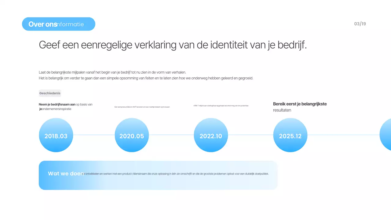 Hemelsblauwe moderne presentatiematerialen