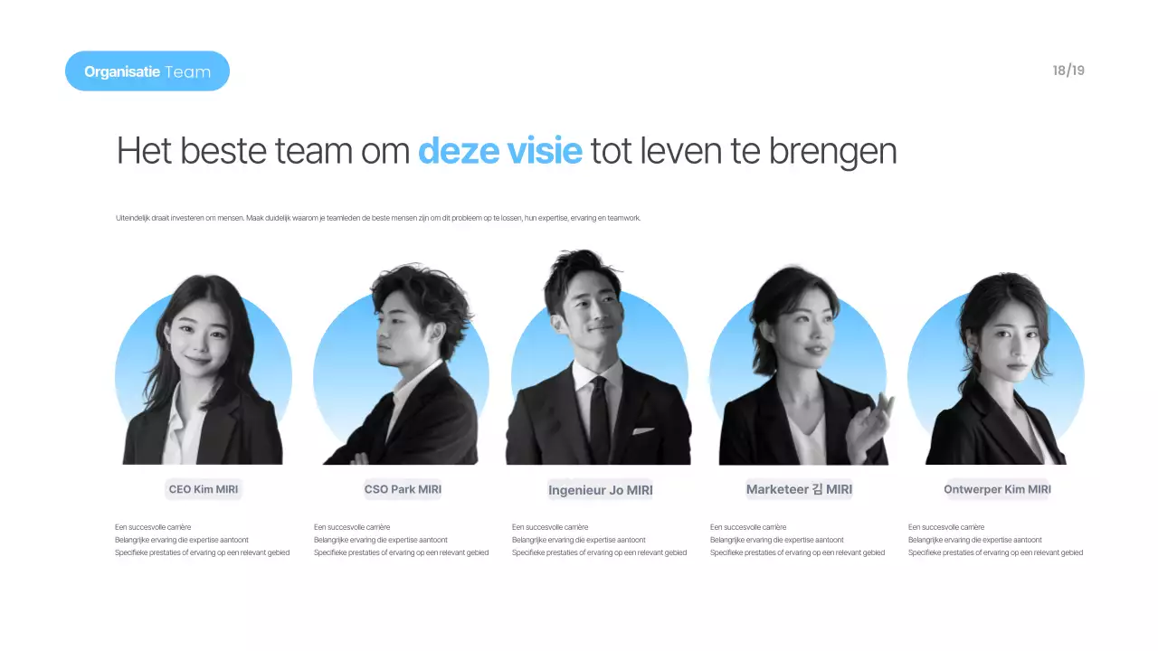 Hemelsblauwe moderne presentatiematerialen