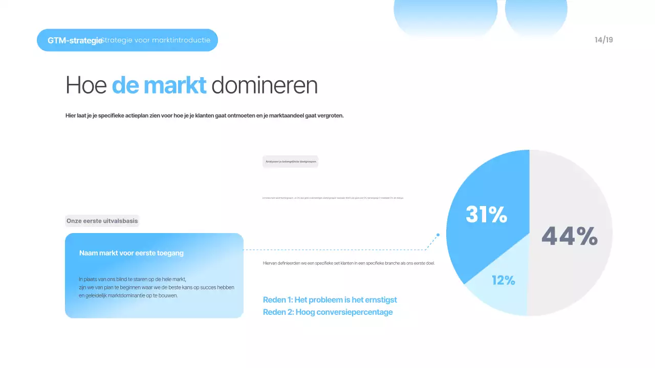 Hemelsblauwe moderne presentatiematerialen