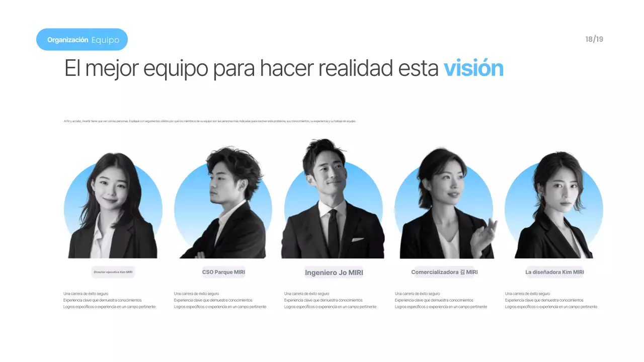 Materiales de presentación modernos en azul cielo