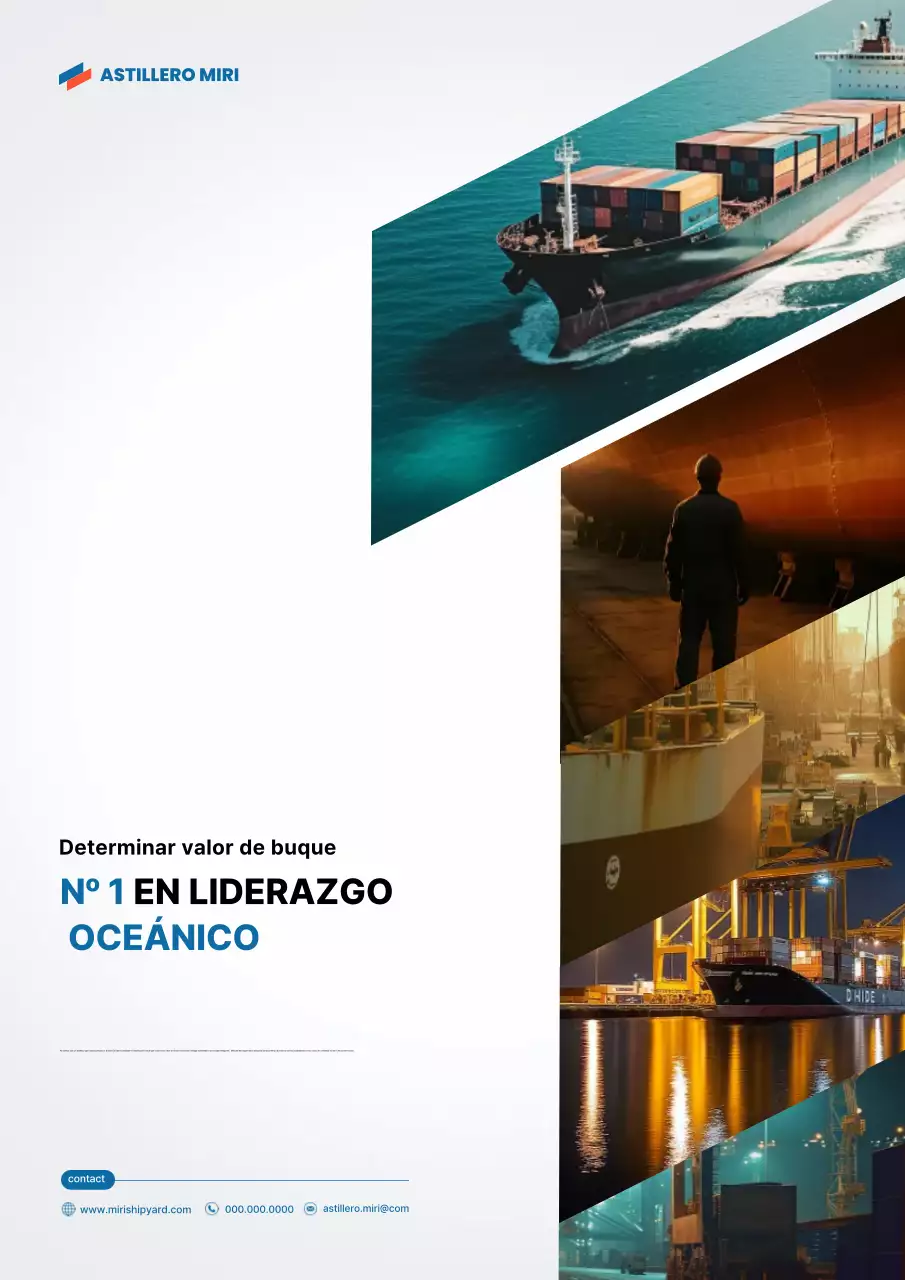 Anuncio del Astillero Azul Moderno