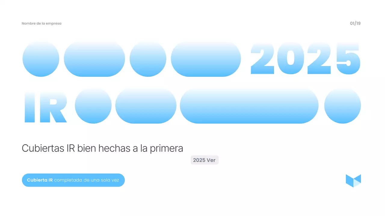 Materiales de presentación modernos en azul cielo