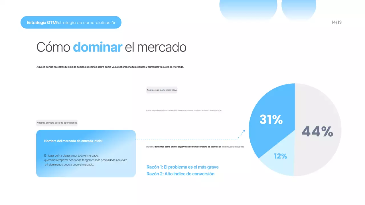 Materiales de presentación modernos en azul cielo