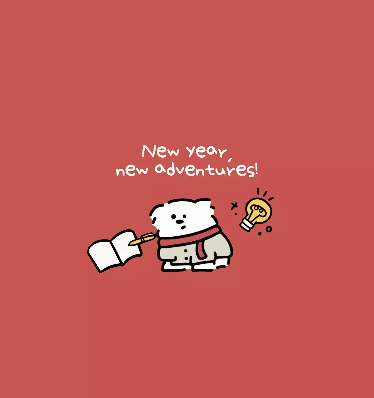 흰색 아기자기한 캘린더 달력