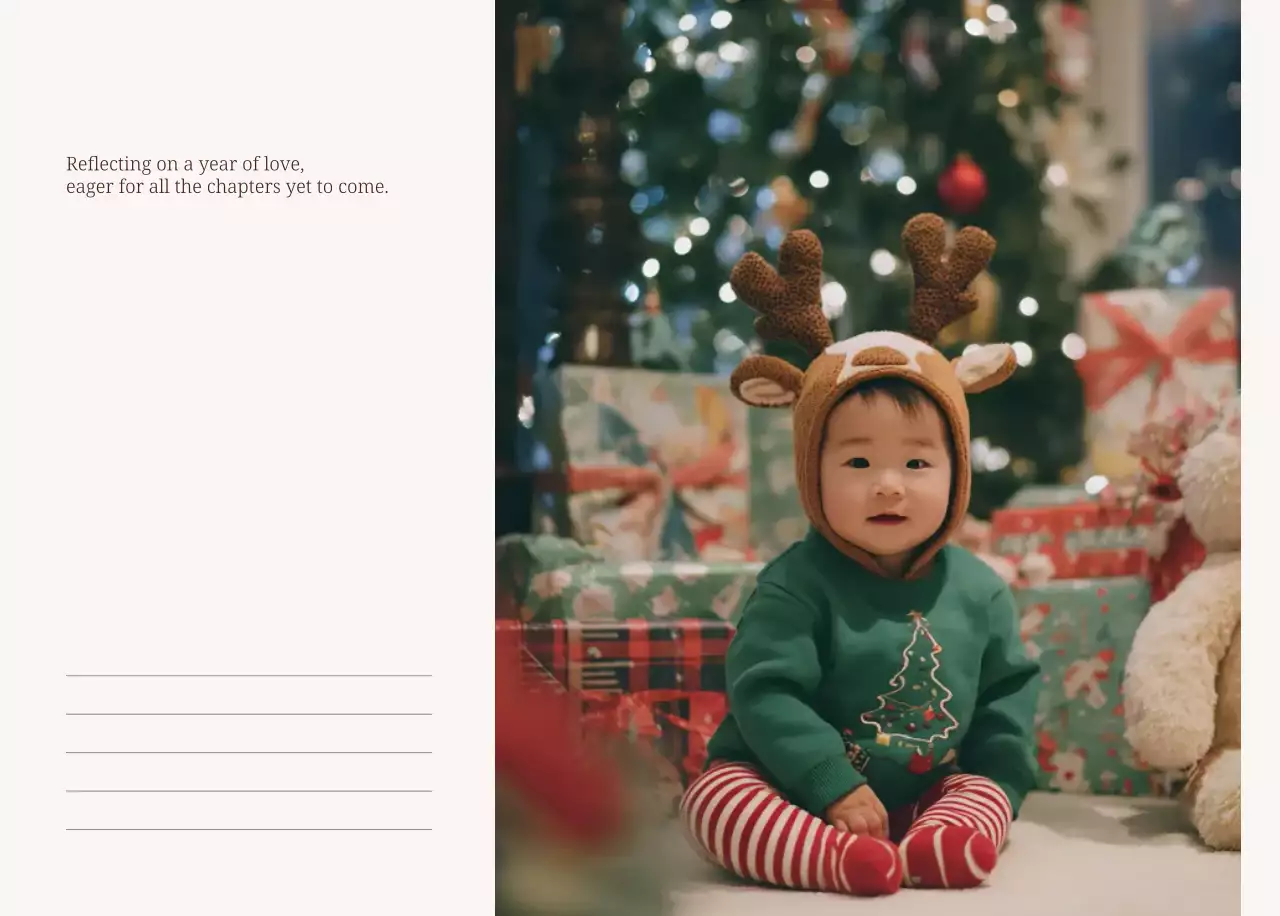 베이지 심플 가족 달력