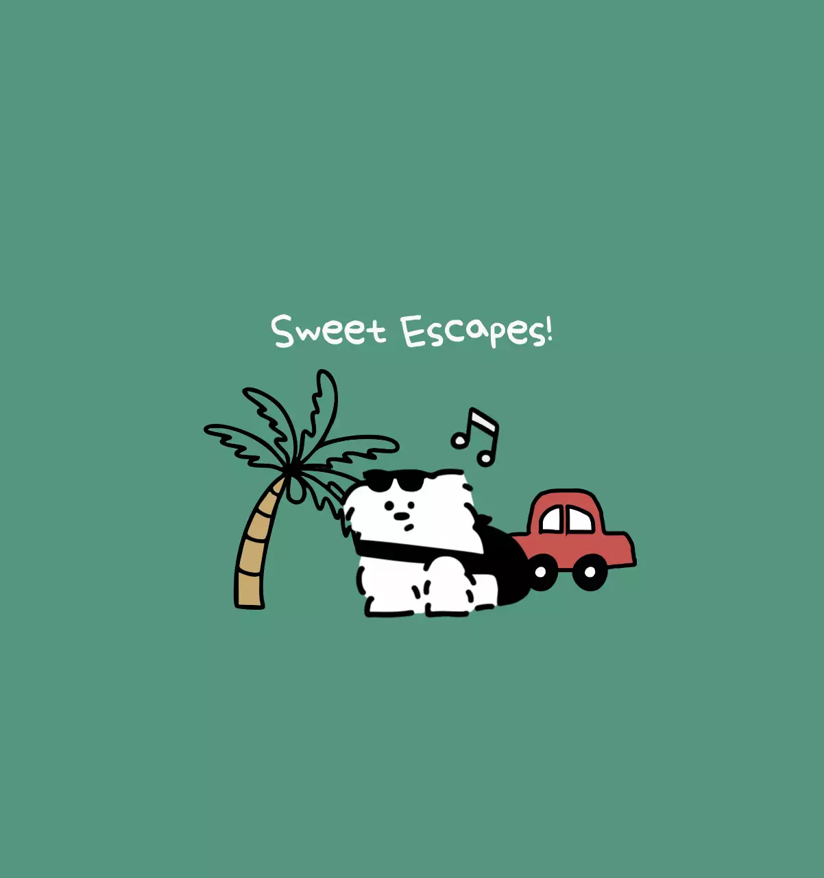 흰색 아기자기한 캘린더 달력