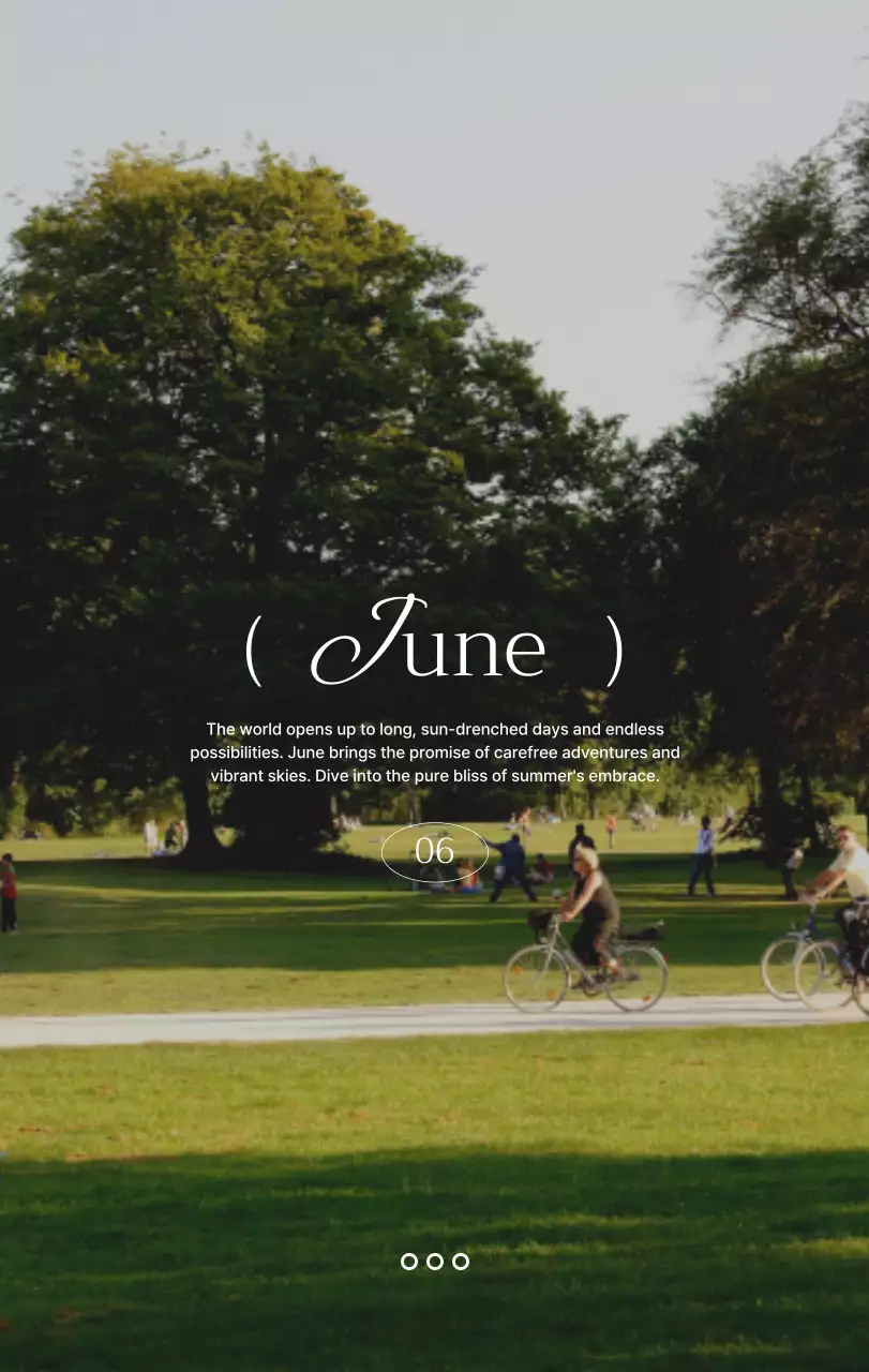 초록 심플 달력 캘린더