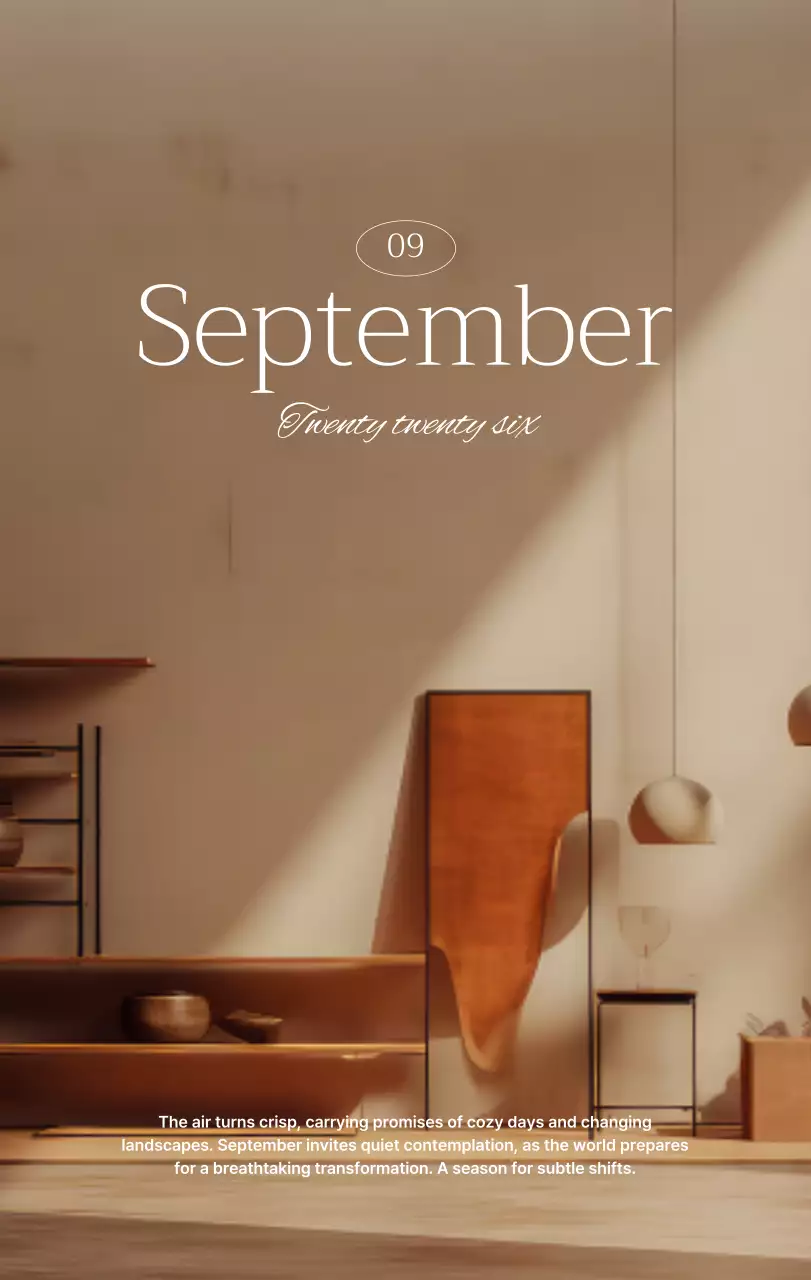 초록 심플 달력 캘린더