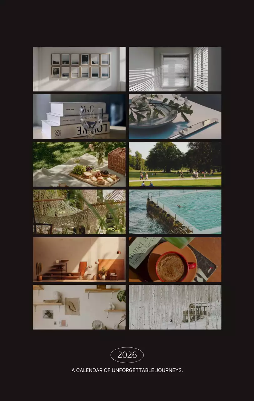 초록 심플 달력 캘린더