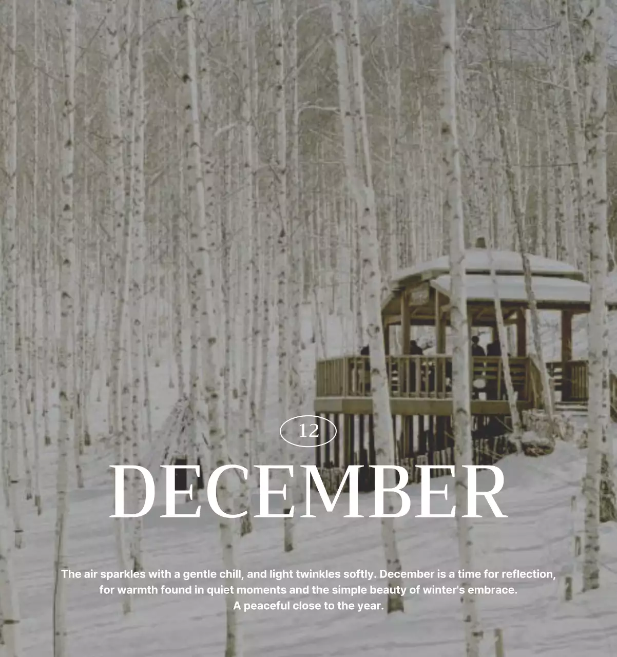 초록 모던 자연 달력