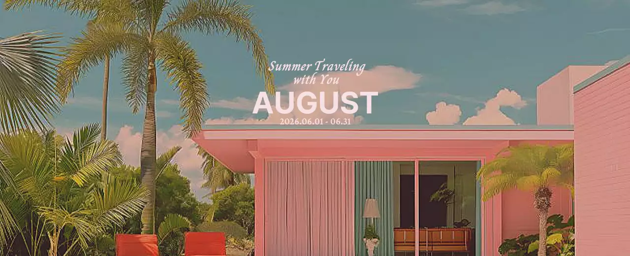 하늘색 미니멀 달력 기획