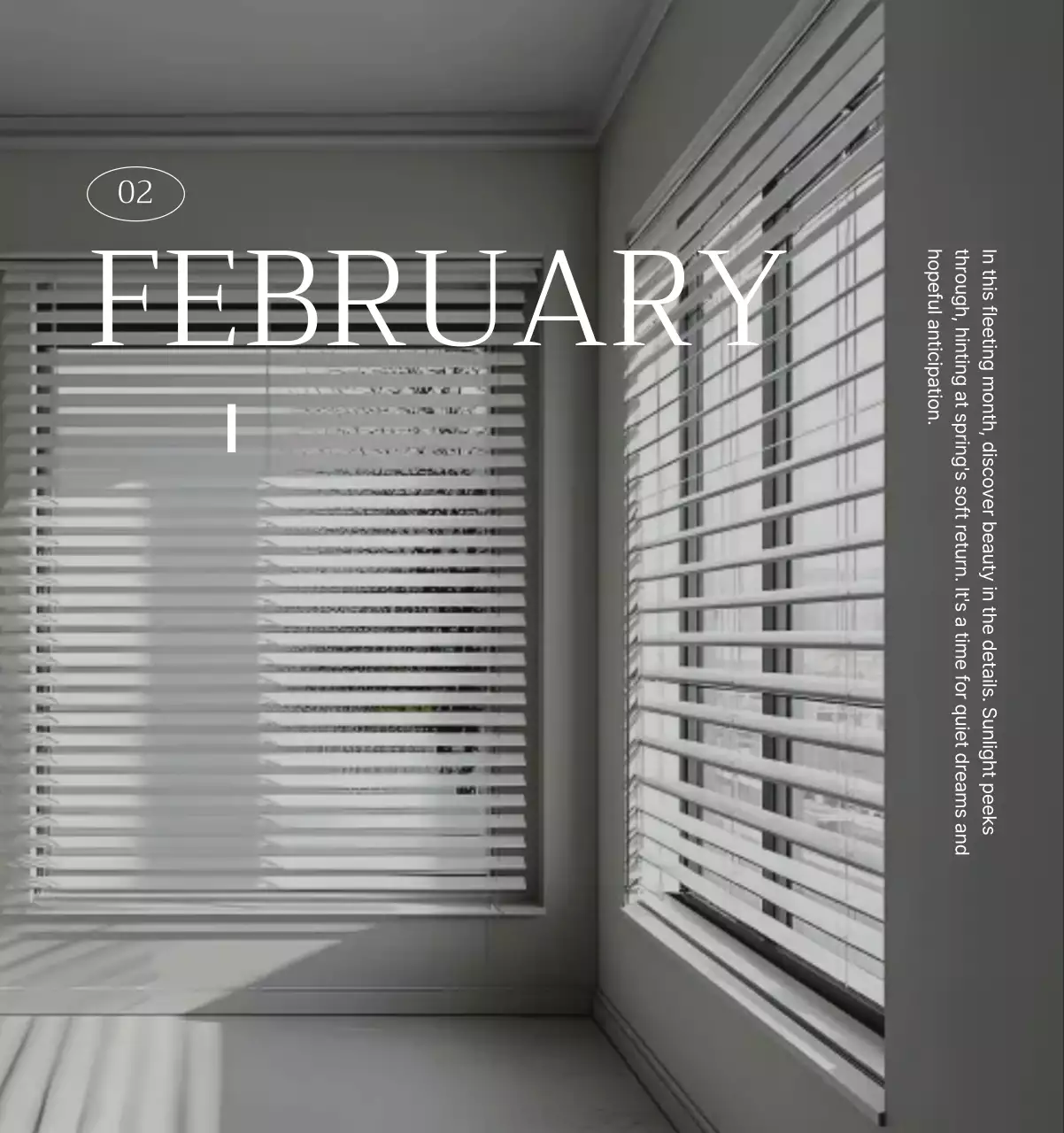 초록 모던 자연 달력