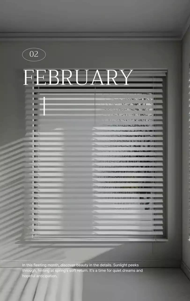 초록 심플 달력 캘린더