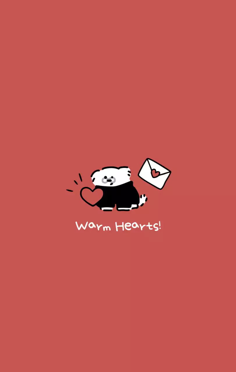 흰색 아기자기한 달력 캘린더