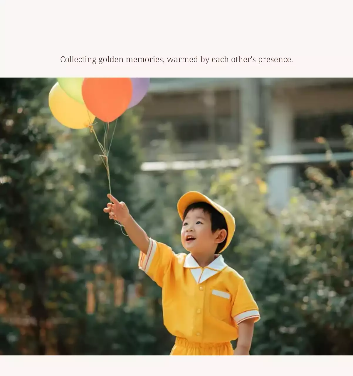 베이지 모던 가족 달력