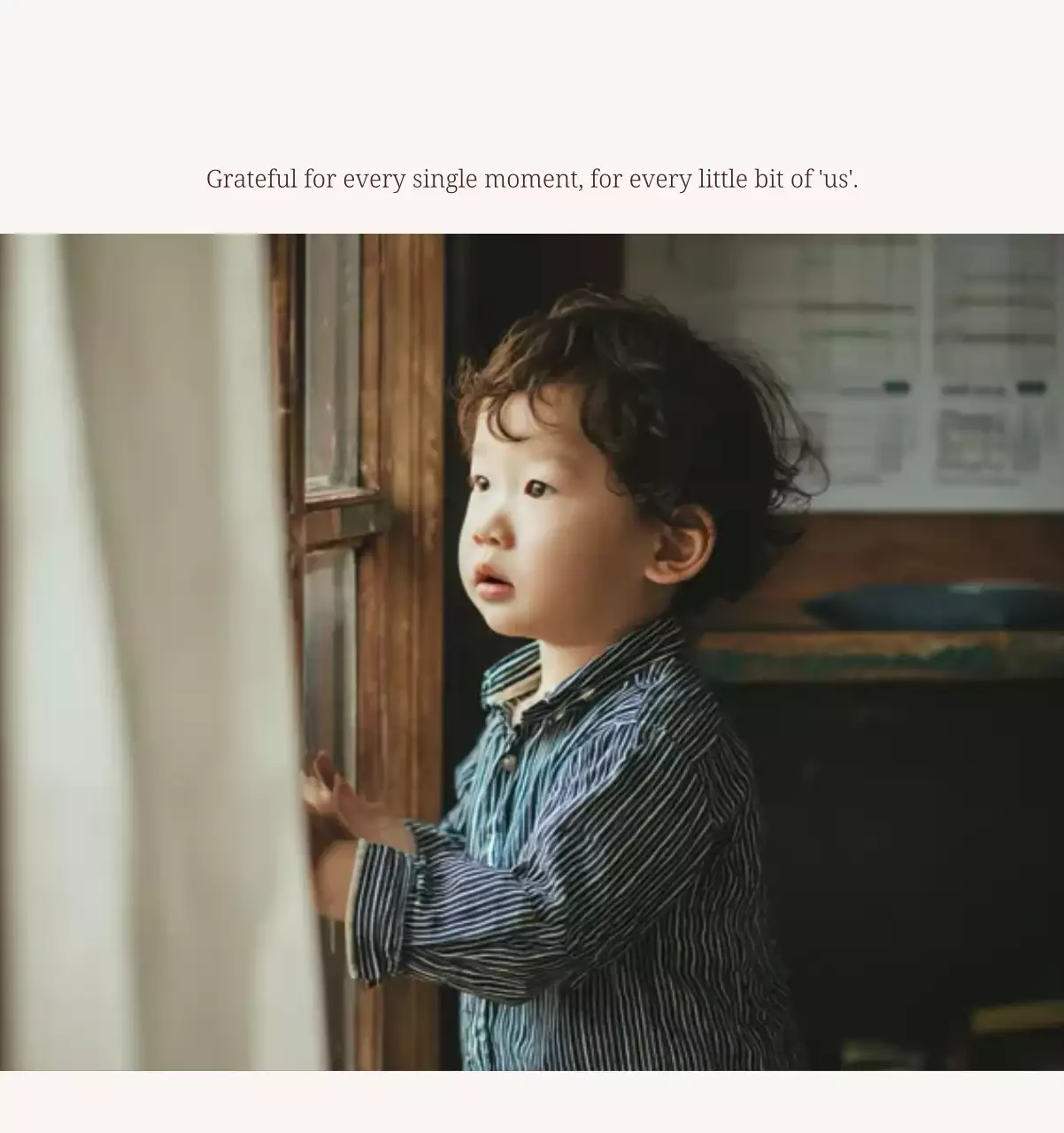 베이지 모던 가족 달력