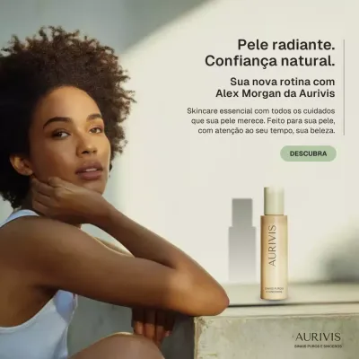 Postagem no Instagram para promoção de cuidados com a pele modernos e verdes