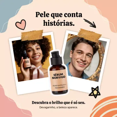 Postagem promocional do Instagram de cuidados com a pele Pastel Modern