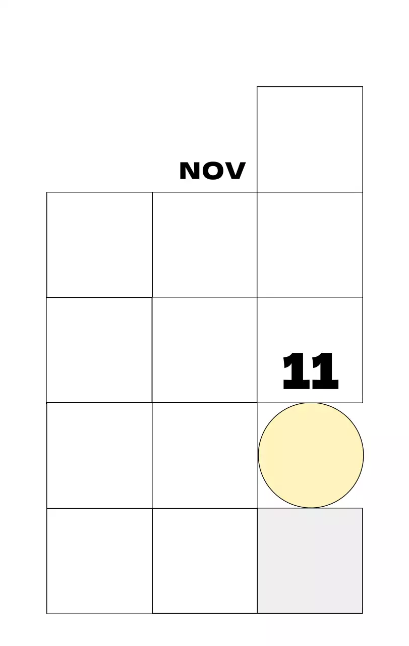 베이지 심플 달력 기념