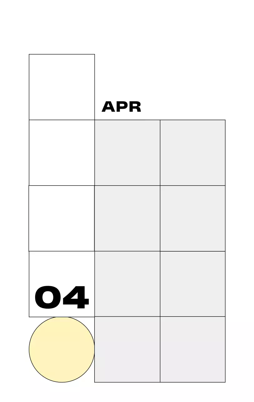 베이지 심플 달력 기념