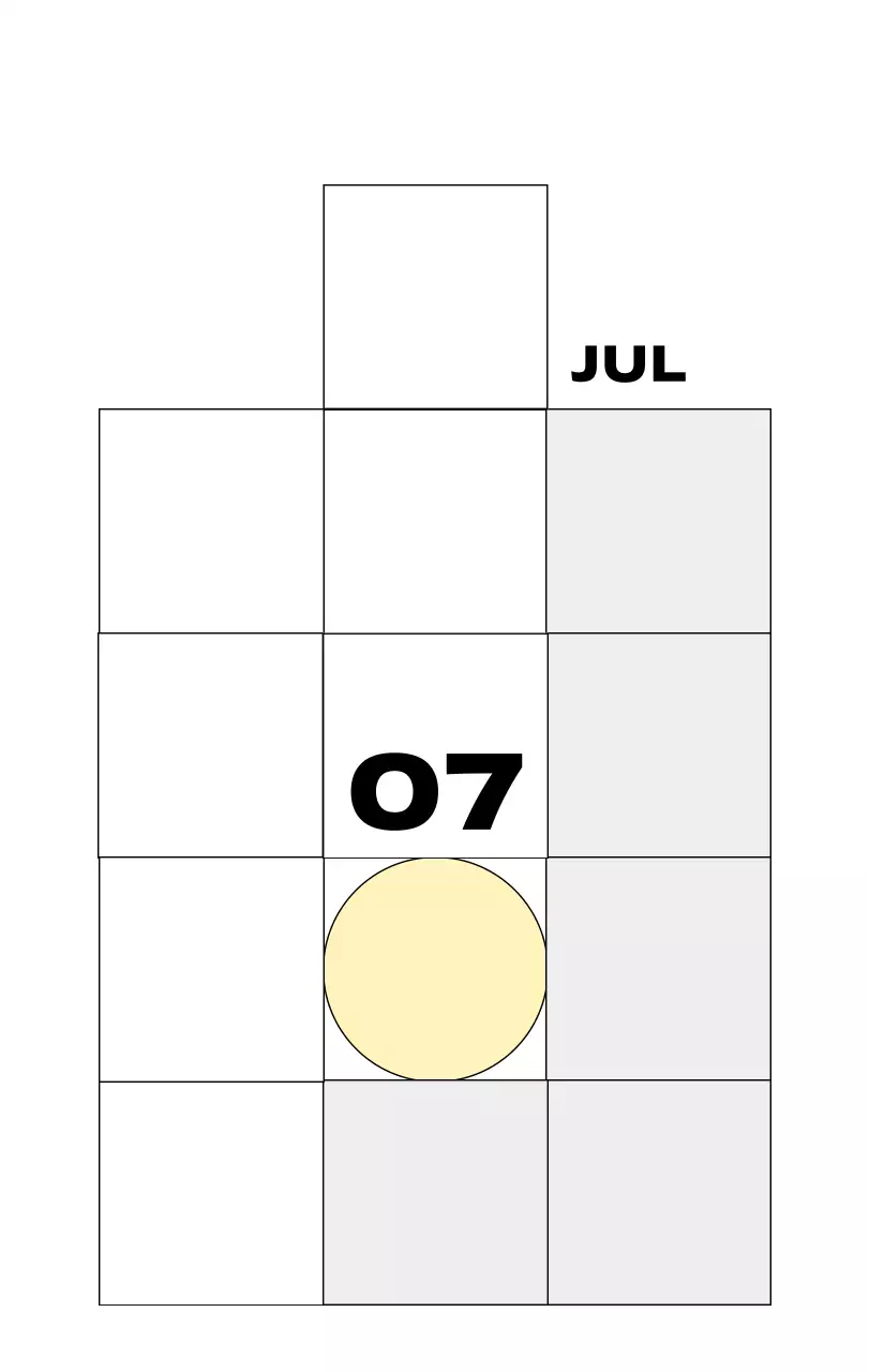 베이지 심플 달력 기념