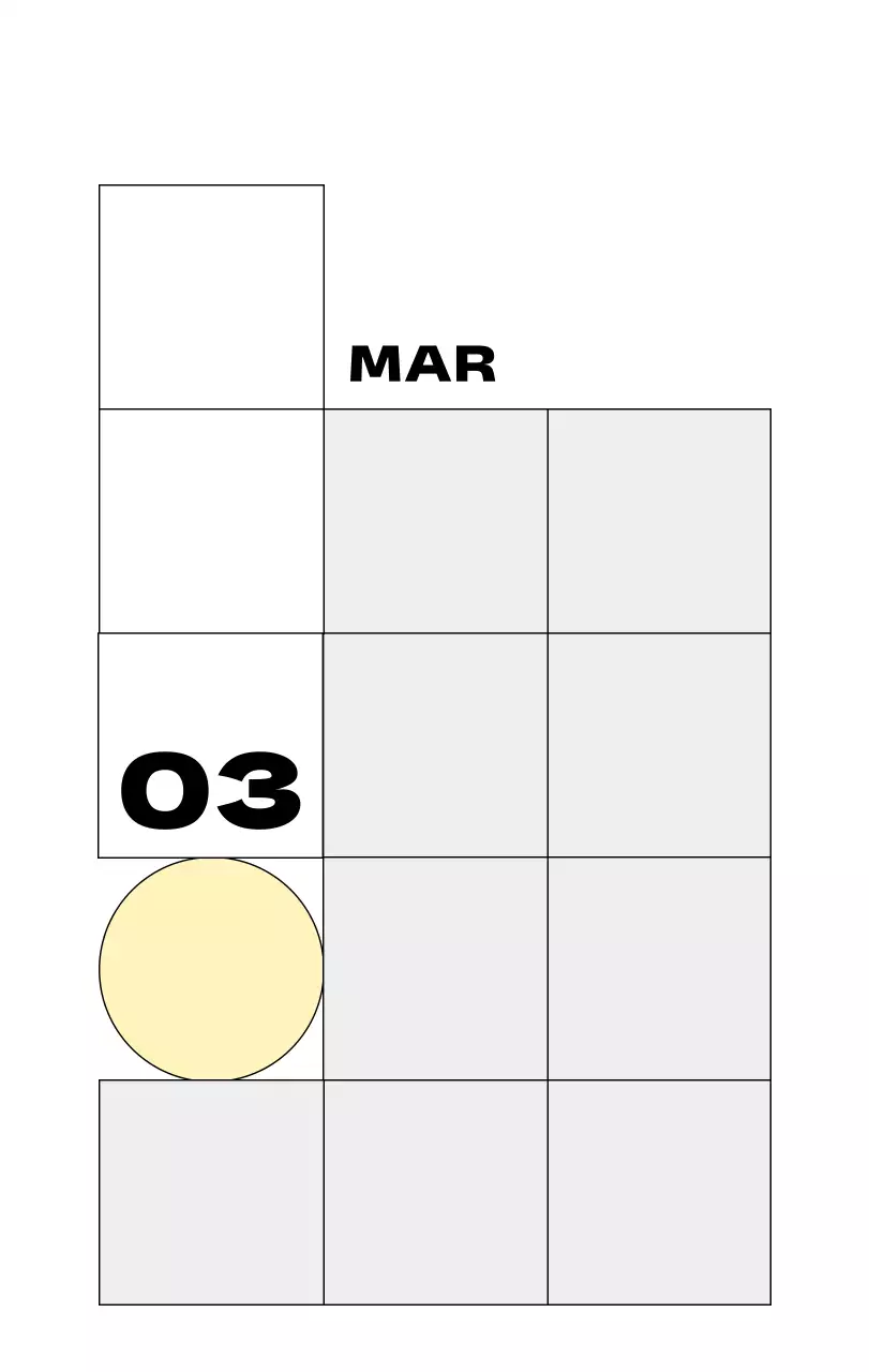 베이지 심플 달력 기념