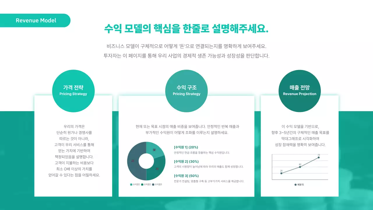 민트 모던 프레젠테이션 안내