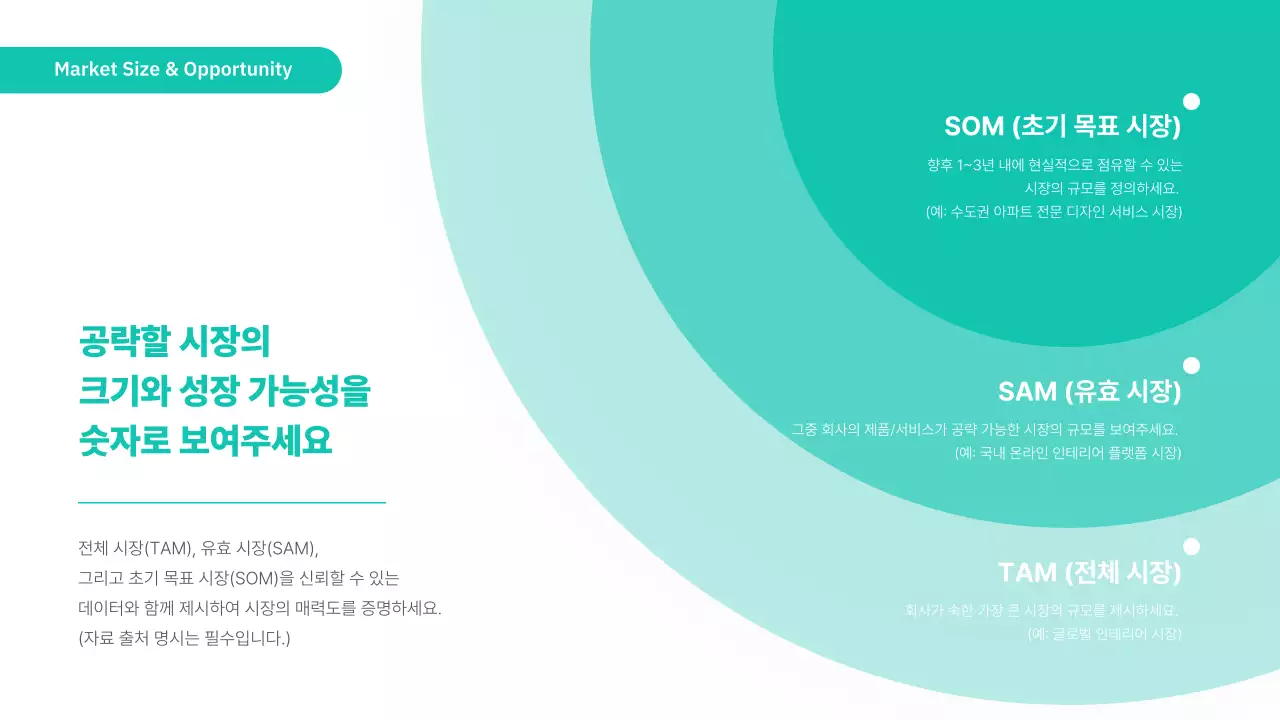 민트 모던 프레젠테이션 안내