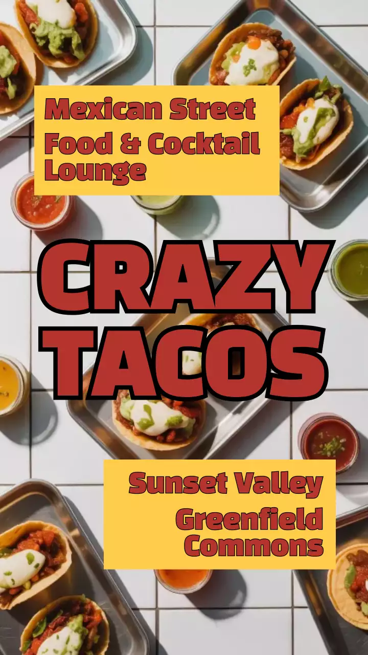 Red Bold Taco Promotion Instagram Post