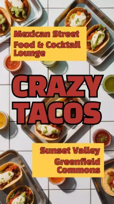 Postagem promocional do Red Bold Taco no Instagram