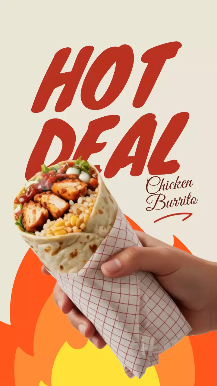 Beige Modern Food Promotion Instagram Post