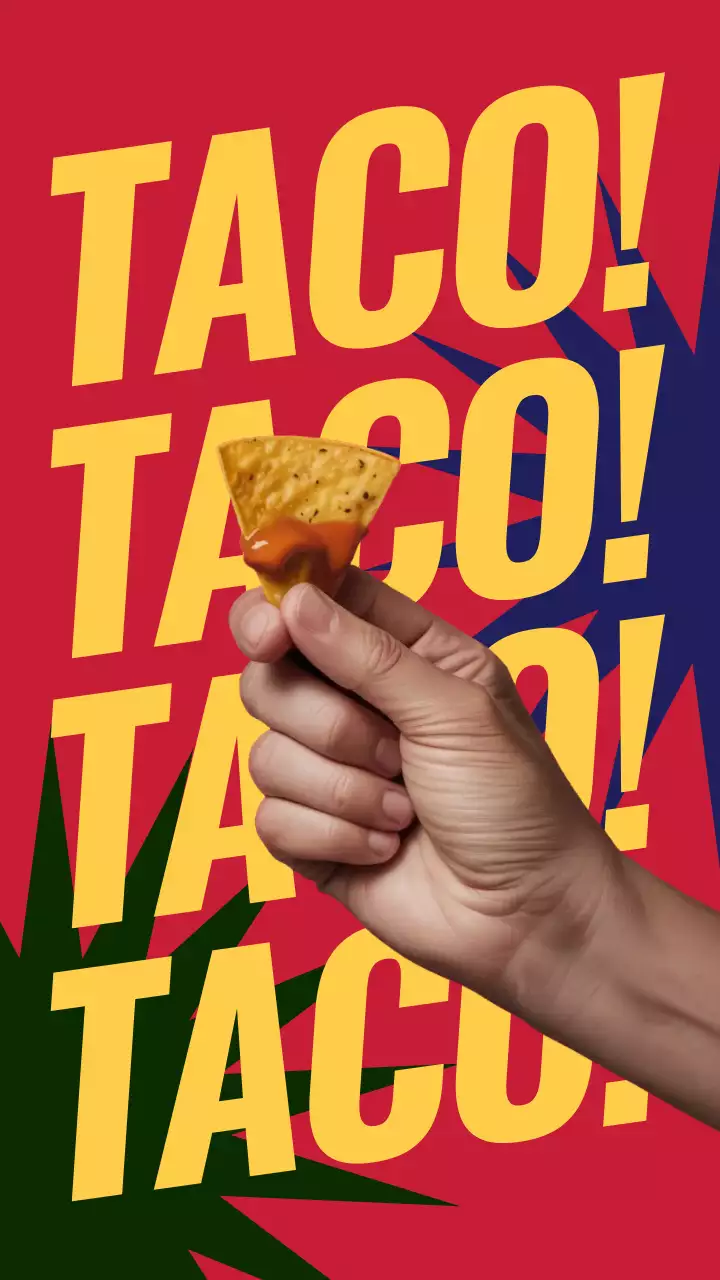 Red Bold Snack Advertisement Instagram Post