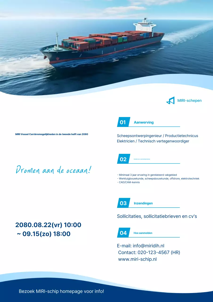 Blue Modern Recruitment