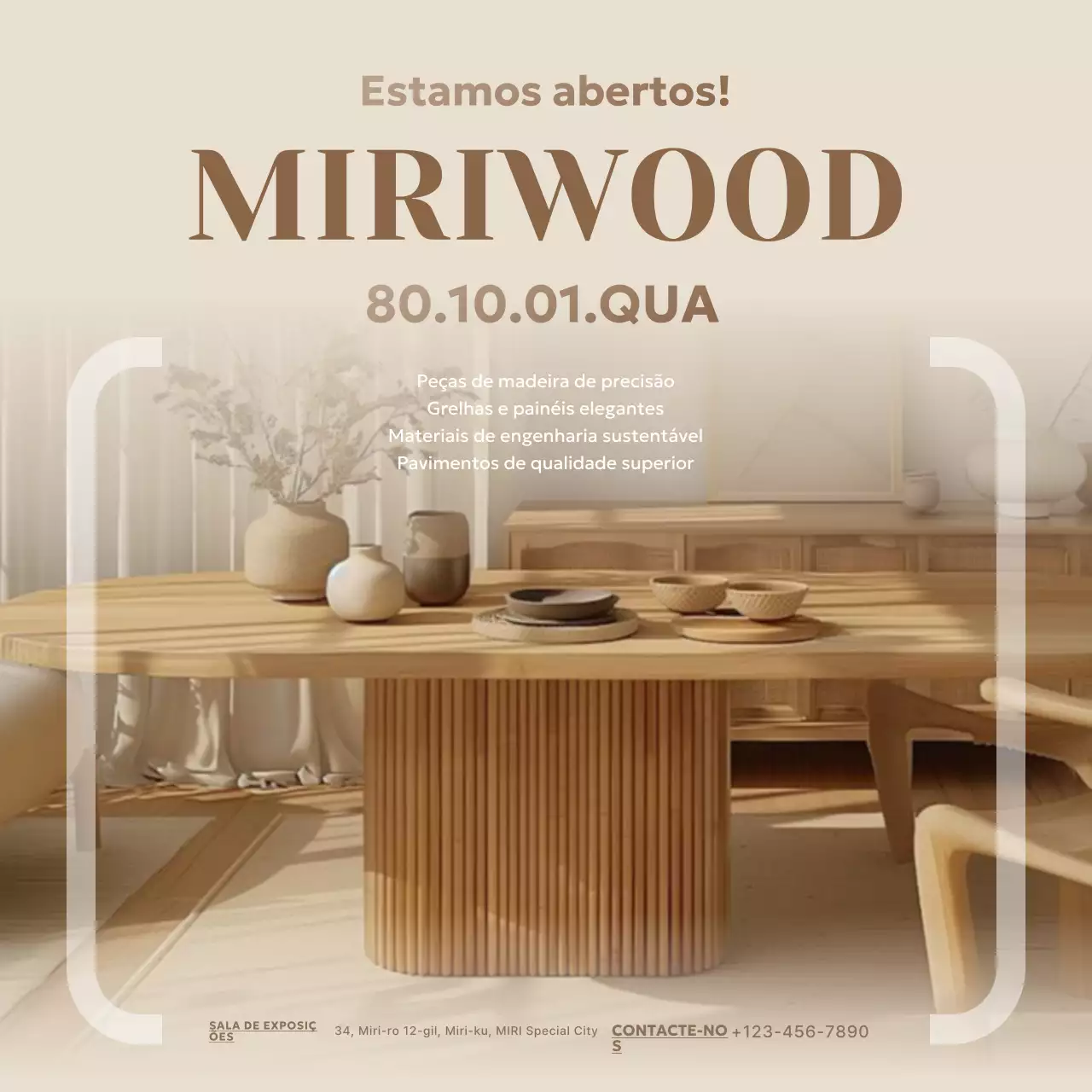 Evento de inauguração da Bege Modern Furniture