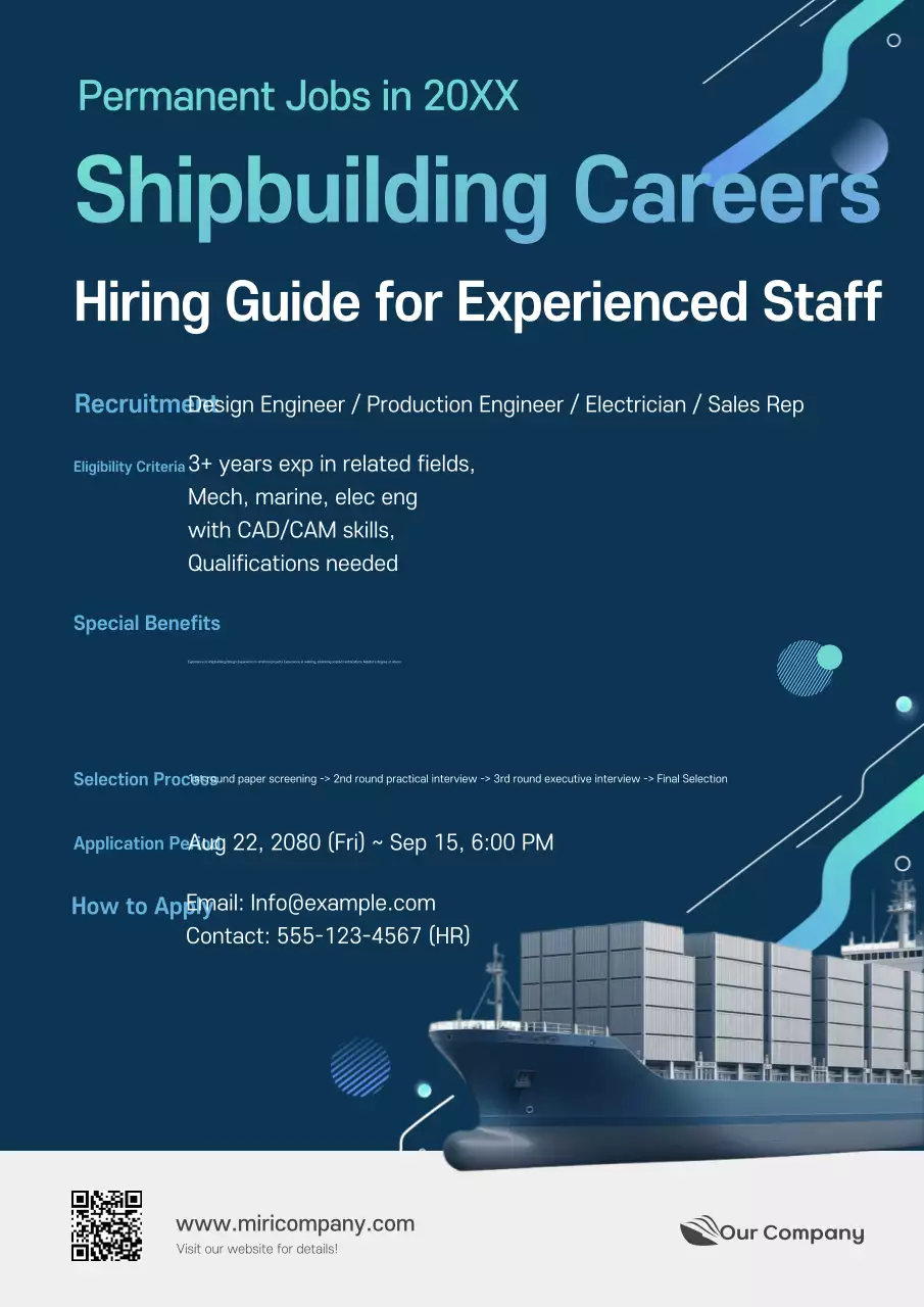 Thông báo tuyển dụng của Blue Modern