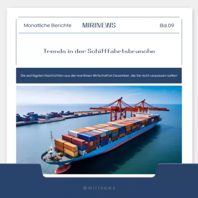 Blue Modern Shipping Branchenbericht