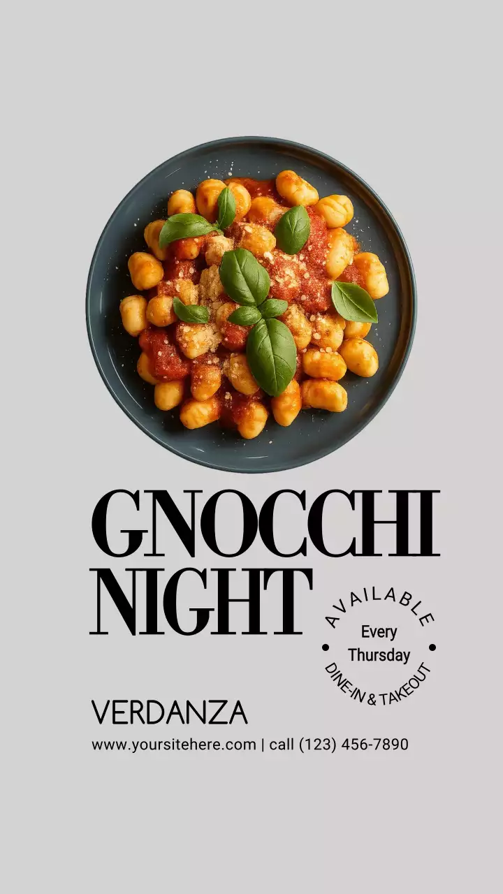 Postagem de promoção de comida moderna cinza no Instagram