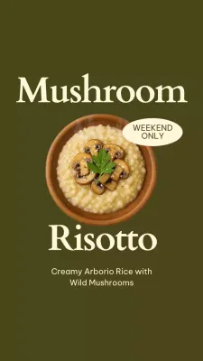 Green Minimal Food Promotion Instagram Post