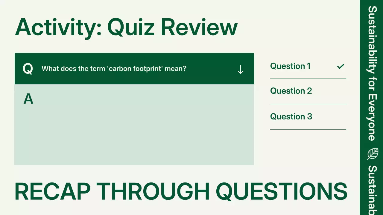 그린 모던 환경 프레젠테이션