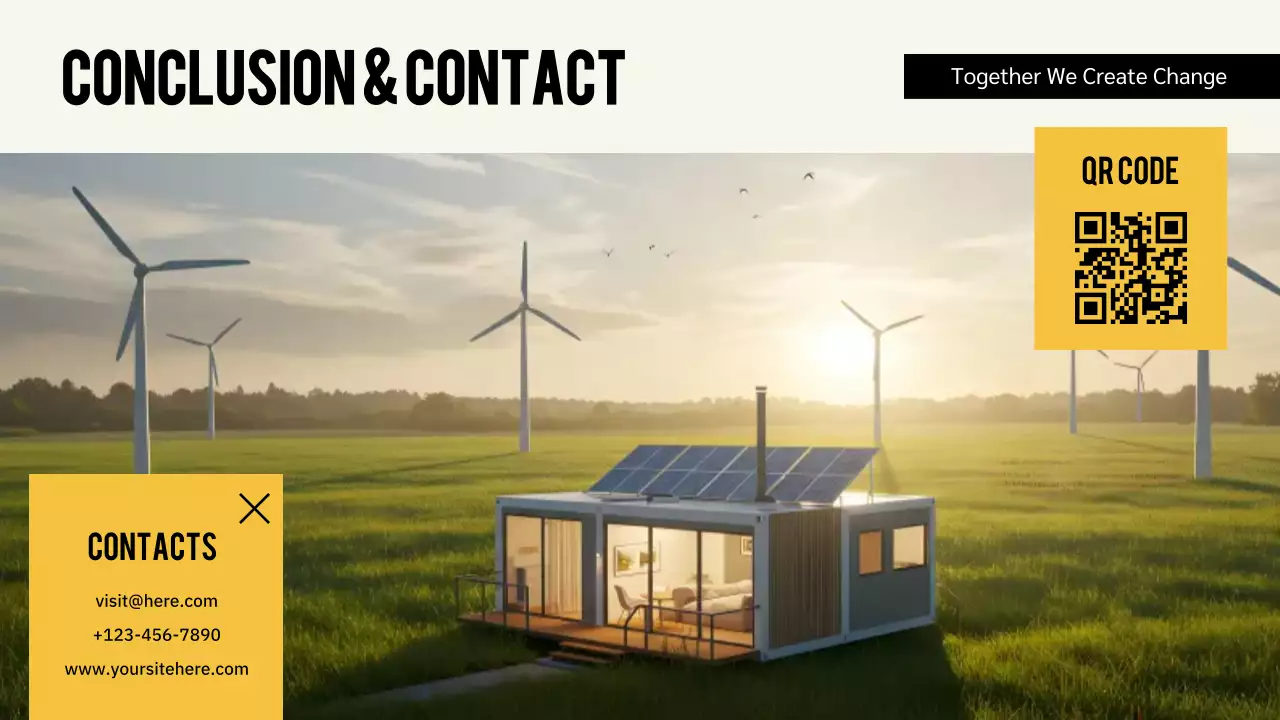 Blue Modern Environmental Presentation