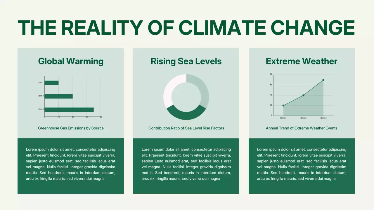Green Modern Environmental Promotion Presentation