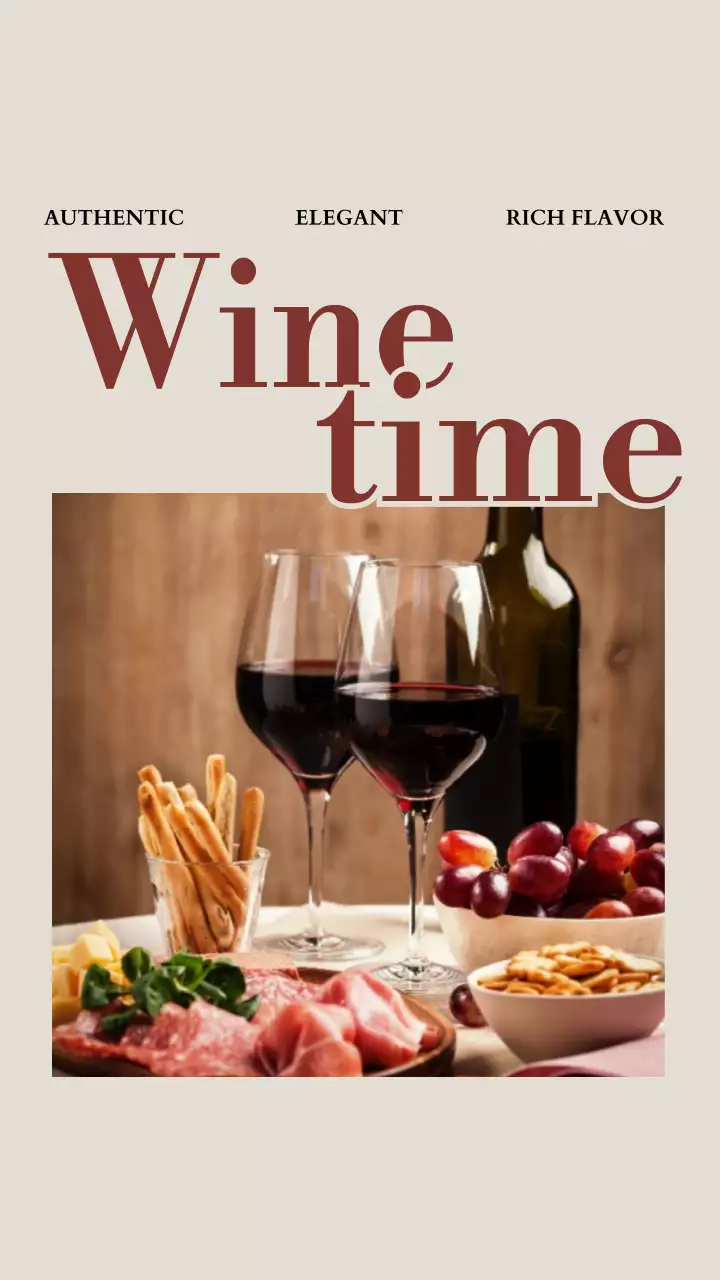 Wine Elegant Dining Invitation Instagram Post