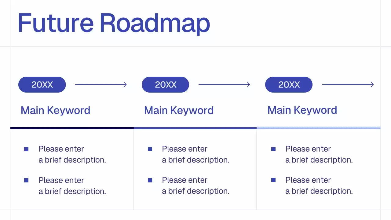 Blue Simple Monthly Review Report Presentation