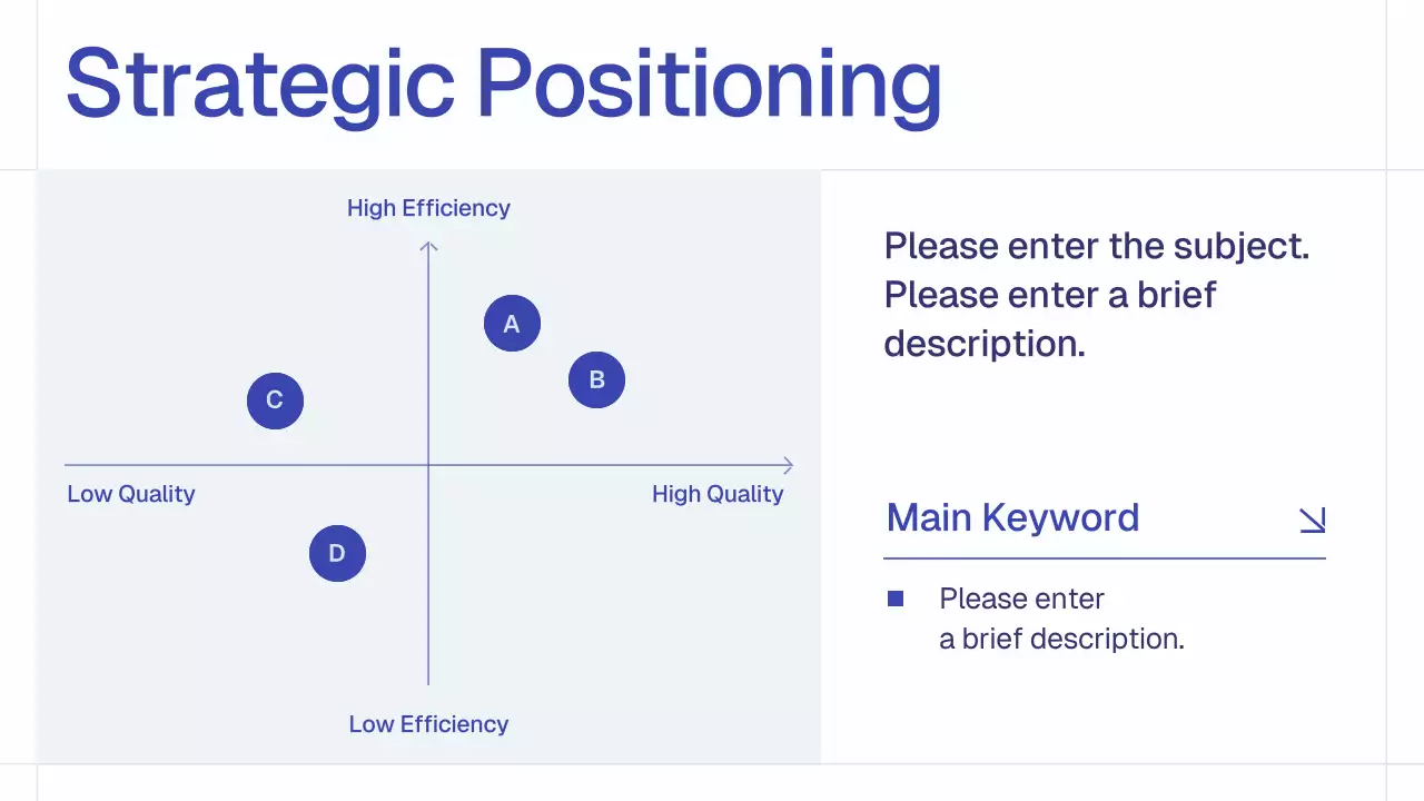 Blue Simple Monthly Review Report Presentation